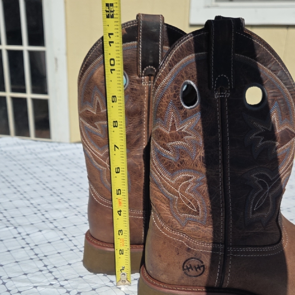 Double H Brown Western Boots - Picture 10 of 11